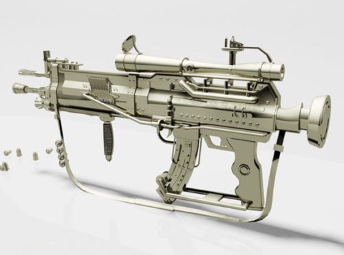 Steampunk Gun Assault Rifle