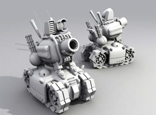 Cartoon Tank Weapon