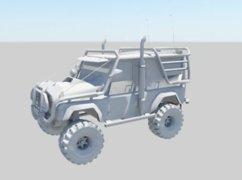 Car Jeep Wrangler Free 3D Model - .Fbx, .Ma, Mb, .Obj - 123Free3DModels