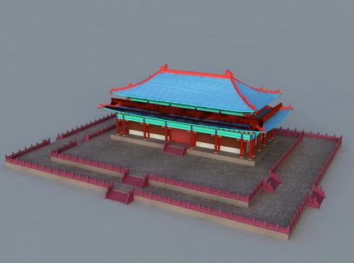 Chinese Ancient Imperial Palace Building