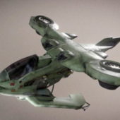Sci-fi Helicopter Attack Weapon