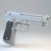 Weapon M9 Pistol Shot Gun