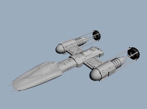 Y-wing Spaceship Starfighter
