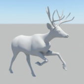 Animated Deer Animal Rigged