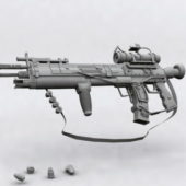 Gun Tactical Assault Rifle Weapon