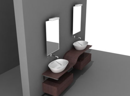 Double Sink Bathroom Vanity Design