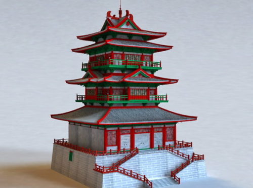 Chinese Style Pagoda Architecture