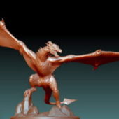 Desk Dragon Sculpture