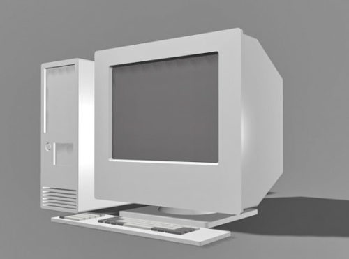 Old Crt Desktop Computer