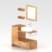 Rustic Wood Bathroom Vanity