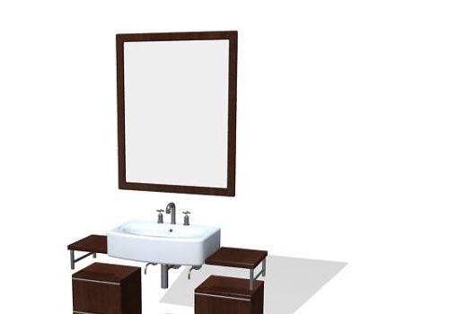 Bathroom Simple Vanity Cabinet Style