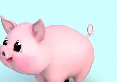 Beauty Cartoon Pig