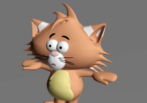 Cartoon Cat Character Design