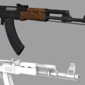 Weapon Ak-47 Assault Rifle