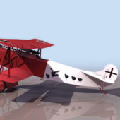 Fokker D.vii Ww2 Fighter Aircraft