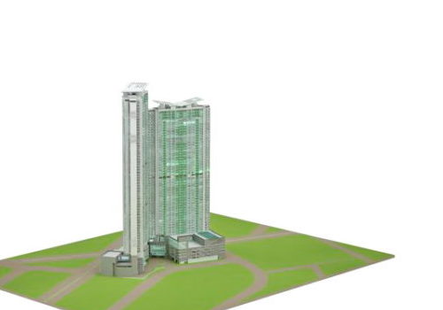 High-rise City Apartment Complex
