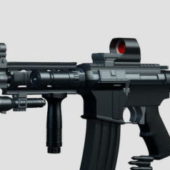 M4 Assault Rifle Gun V1