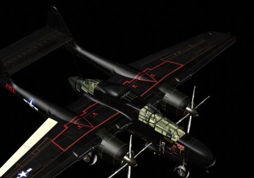 dark bomber 3d model