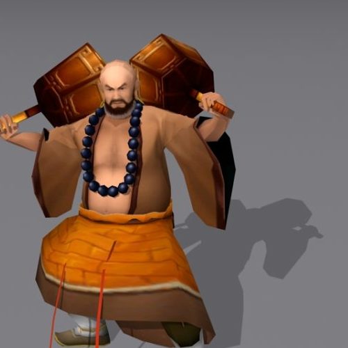 Shaolin Warrior Monk Character