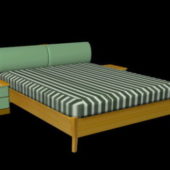 Home Furniture Bed And Nightstands V2