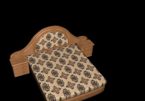 Home Furniture Platform Bed Nightstands