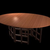 Home Furniture Oval Dining Table V1