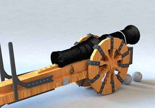 Vintage Pirate Cannon V1