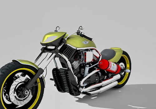 Harley-davidson Chopper Motorcycle