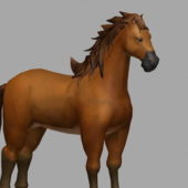 Animal Ưild Brown Horse