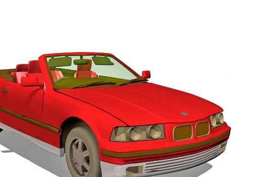 Red Bmw 325i Convertible Car