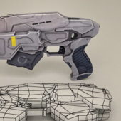 Sci-fi Handgun Design