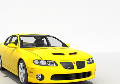 Yellow Pontiac Gto Car 2005
