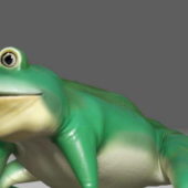 Realistic Green Frog