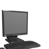 Desktop Computer With Ld Keyboard