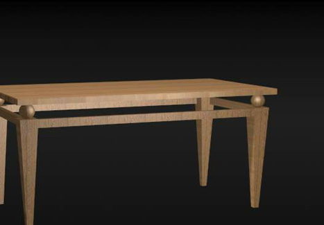 Rustic Wood Furniture Dining Table V1