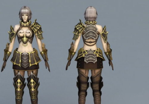 Beautiful Game Character Female Mage