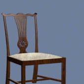 Antique Furniture Wooden Chair V2