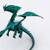 Green Western Dragon