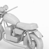 Sport Touring Lowpoly Motorcycle