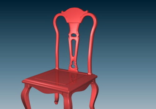 Antique Furniture Dining Chair V3
