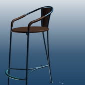 Metal Frame Bar Chair