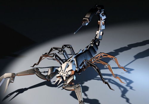 Robotic Metallic Scorpion