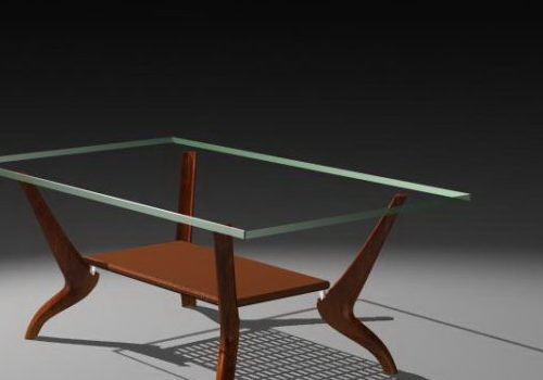 Modern Furniture Glass Coffee Table V1