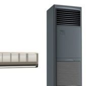 Black Floor Standing Air Conditioner