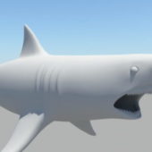 Lowpoly Great White Shark