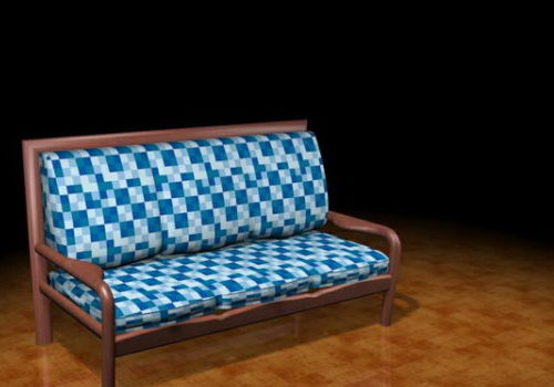 Furniture Upholstered Settee Bench V1