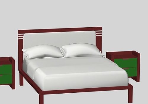 Platform Bed Nightstands Furniture