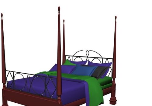 Furniture Four-poster Bed