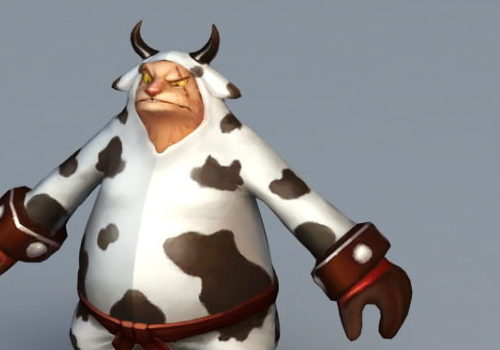 Cartoon Farm Cow