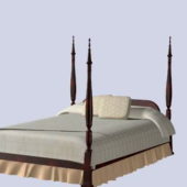 Furniture Victorian Four Poster Bed